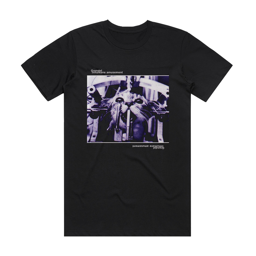 Grendel Inhumane Amusement Album Cover T-Shirt Black – ALBUM COVER T-SHIRTS