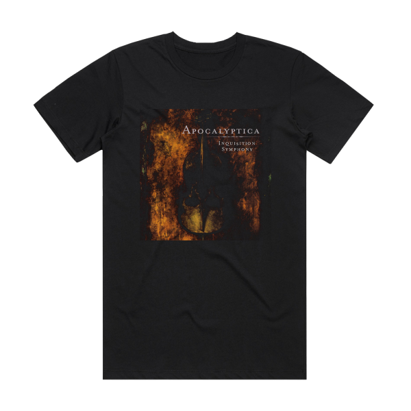 Apocalyptica Inquisition Symphony Album Cover T-Shirt Black