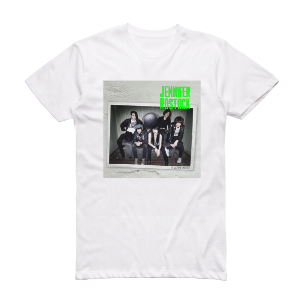 Jennifer Rostock Ins Offene Messer Album Cover T-Shirt White
