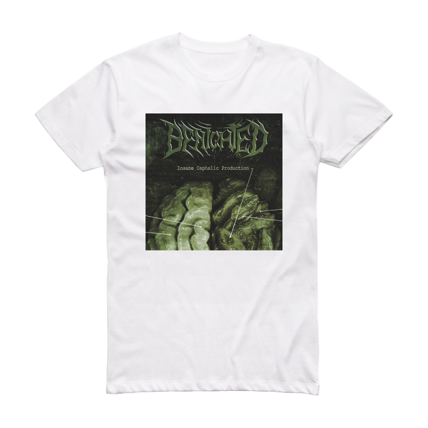Benighted Insane Cephalic Production 1 Album Cover T-Shirt White