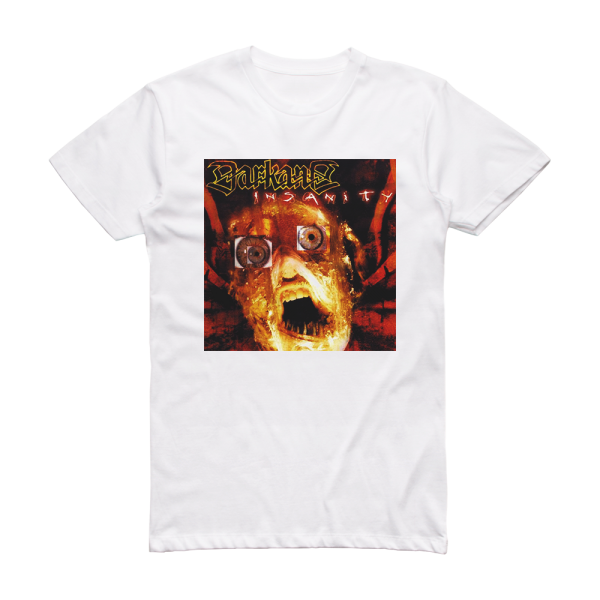 Darkane Insanity 1 Album Cover T-Shirt White