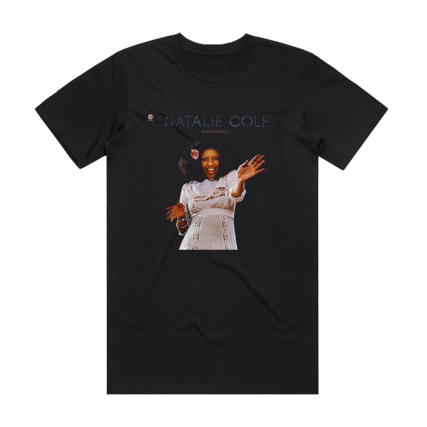 Natalie Cole Inseparable Album Cover T-Shirt Black