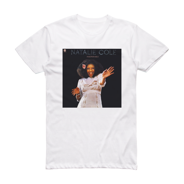 Natalie Cole Inseparable Album Cover T-Shirt White