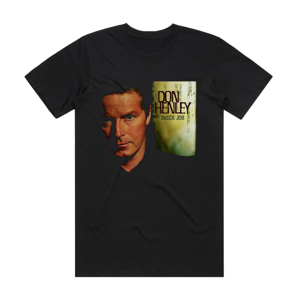 Don Henley Inside Job Album Cover T-Shirt Black