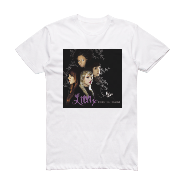 Lillix Inside The Hollow Album Cover T-Shirt White