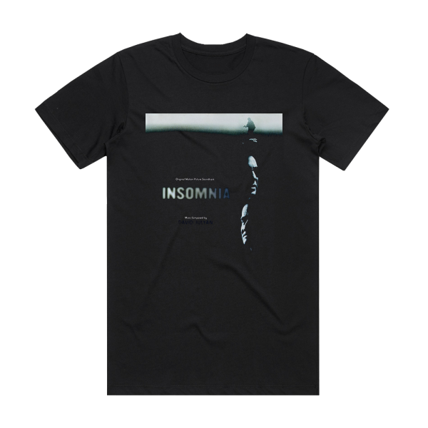 David Julyan Insomnia Album Cover T-Shirt Black