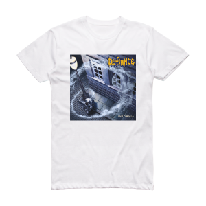 Defiance Insomnia Album Cover T-Shirt White