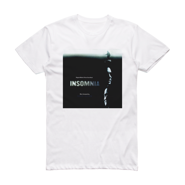 David Julyan Insomnia Album Cover T-Shirt White