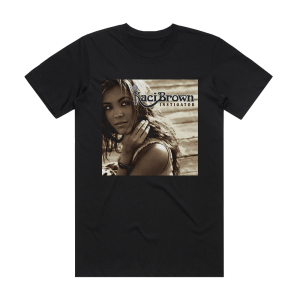 Kaci Brown Instigator Album Cover T-Shirt Black