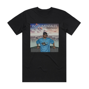 manny montes Instrumentales Vol 1 Album Cover T-Shirt Black