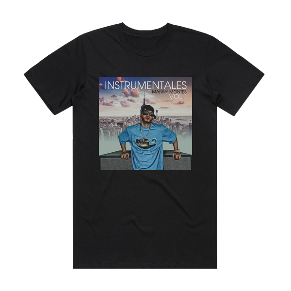 manny montes Instrumentales Vol 1 Album Cover T-Shirt Black