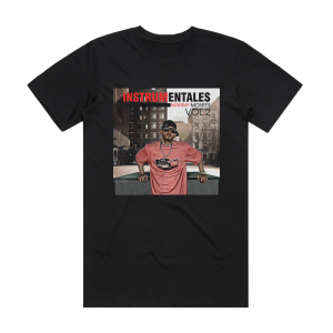 manny montes Instrumentales Vol 2 Album Cover T-Shirt Black