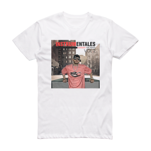 manny montes Instrumentales Vol 2 Album Cover T-Shirt White