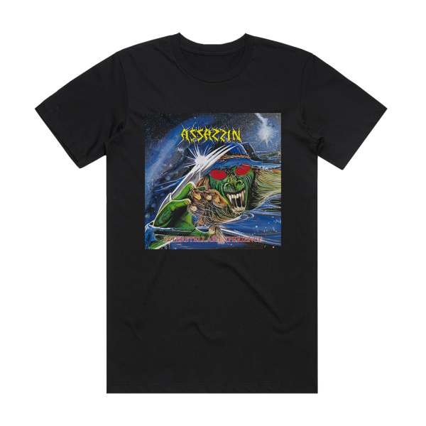 Assassin Interstellar Experience Album Cover T-Shirt Black