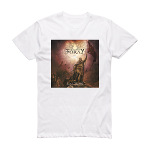 Heathen Foray Into Battle Album Cover T-Shirt White