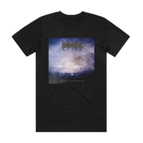 Desultory Into Eternity Album Cover T-Shirt Black
