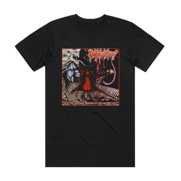 Inquisition Into The Infernal Regions Of The Ancient Cult 3 Album Cover T-Shirt Black