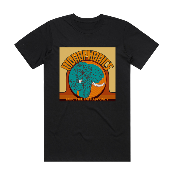 Monophonics Into The Infrasounds Album Cover T-Shirt Black