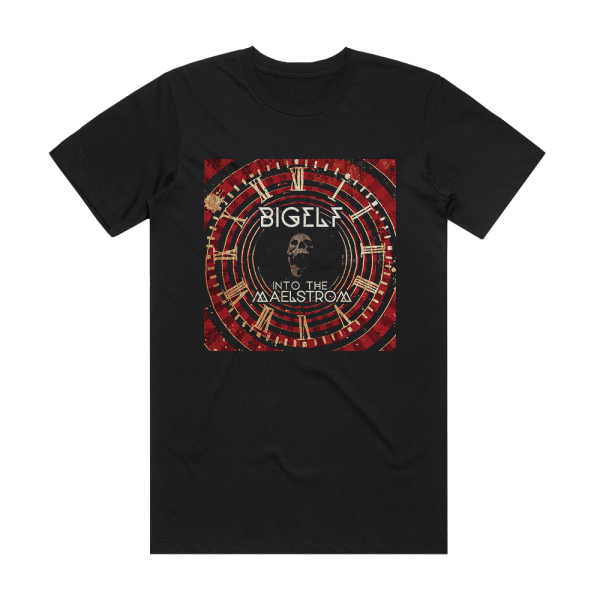Bigelf Into The Maelstrom Album Cover T-Shirt Black