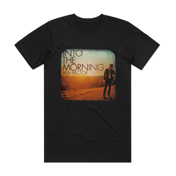 Ben Rector Into The Morning Album Cover T-Shirt Black