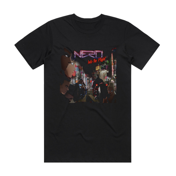 Nero Into The Night Remixes Album Cover T-Shirt Black