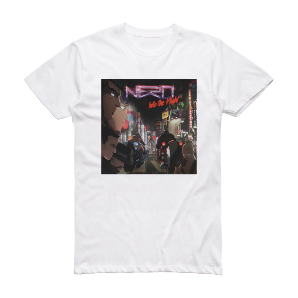 Nero Into The Night Remixes Album Cover T-Shirt White