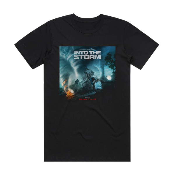 Brian Tyler Into The Storm Album Cover T-Shirt Black