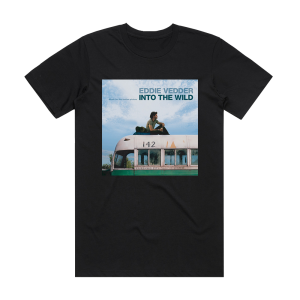 Eddie Vedder Into The Wild 1 Album Cover T-Shirt Black