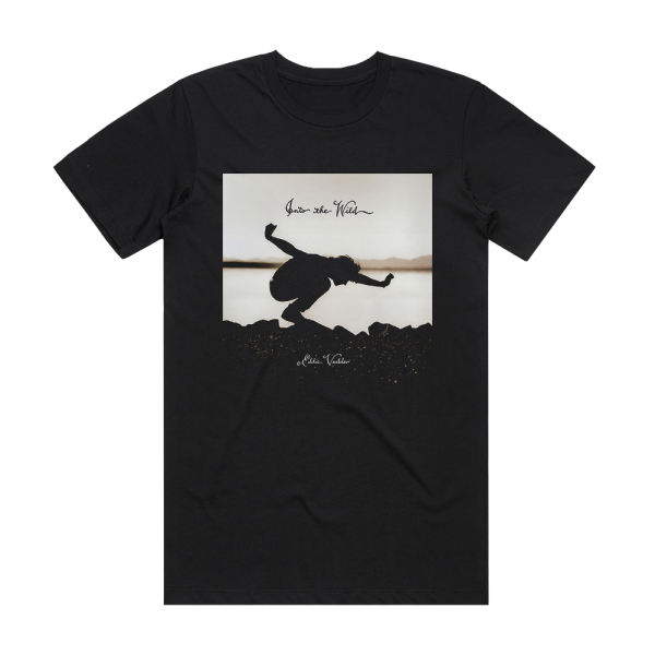 Eddie Vedder Into The Wild 2 Album Cover T-Shirt Black