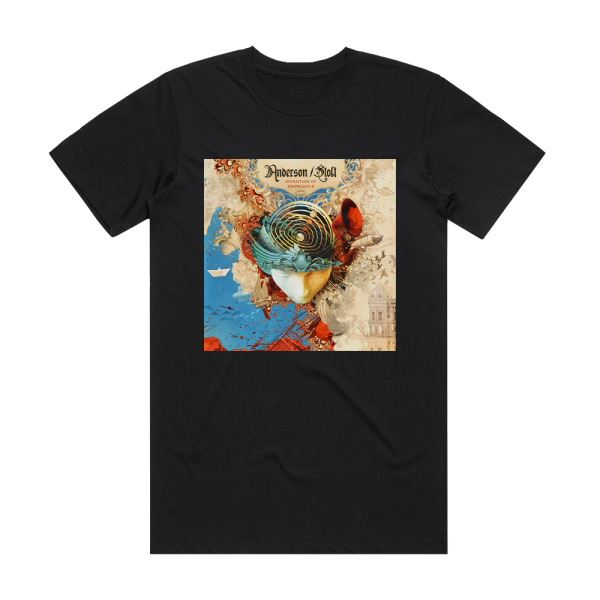 Jon Anderson Invention Of Knowledge Album Cover T-Shirt Black