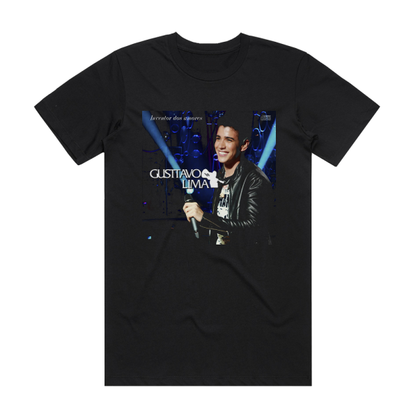 Gusttavo Lima Inventor Dos Amores Album Cover T-Shirt Black
