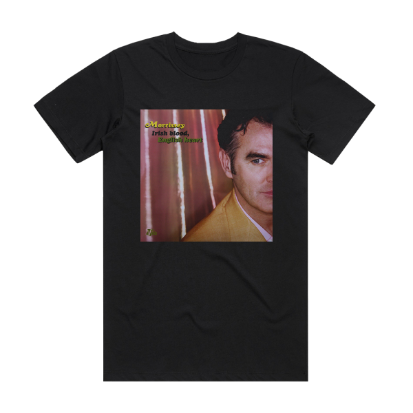 Morrissey Irish Blood English Heart Album Cover T-Shirt Black