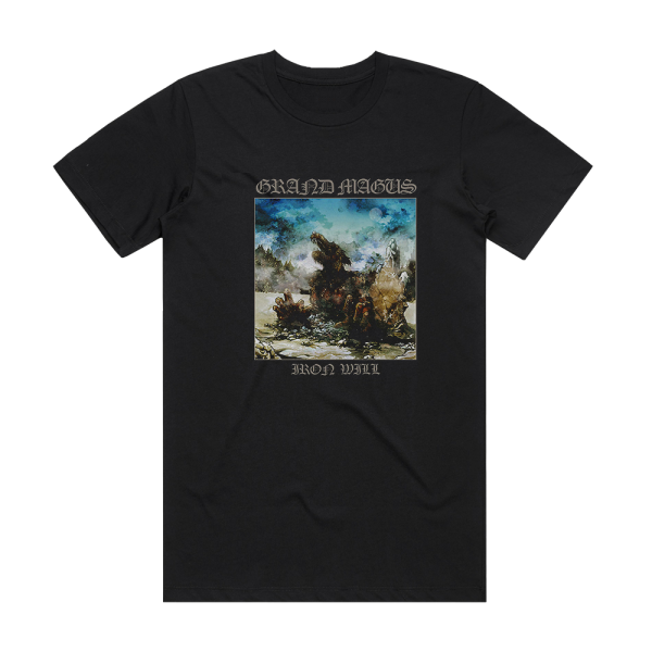 Grand Magus Iron Will Album Cover T-Shirt Black