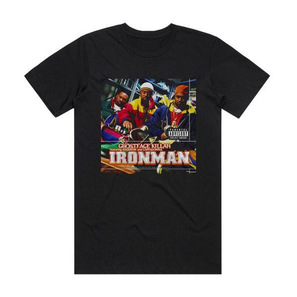 Ghostface Killah Ironman Album Cover T-Shirt Black