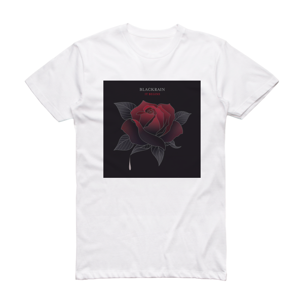 Blackrain It Begins 2 Album Cover T-Shirt White