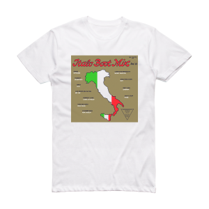 Mario Aldini Italo Boot Mix Volume 10 Album Cover T-Shirt White