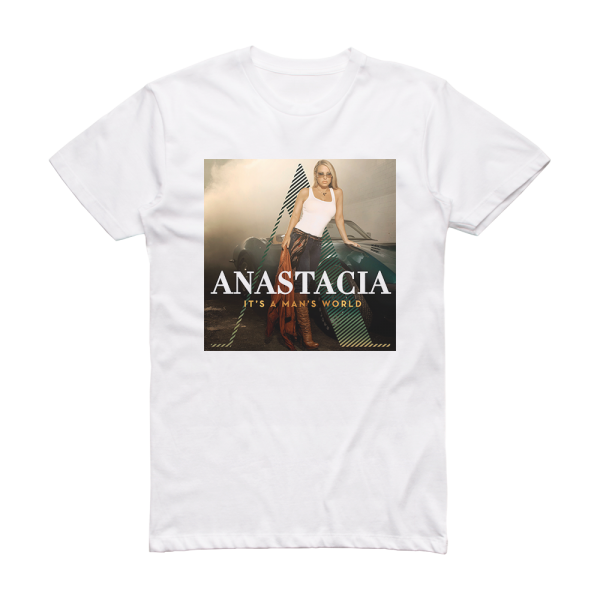 Anastacia Its A Mans World Album Cover T-Shirt White