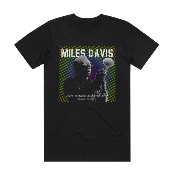 Miles Davis Its About That Time Album Cover T-Shirt Black