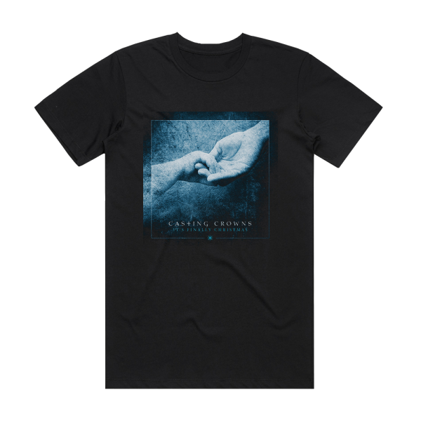 Casting Crowns Its Finally Christmas Album Cover T-Shirt Black