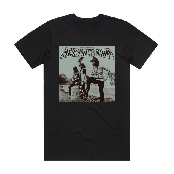 Aphrodites Child Its Five Oclock Album Cover T-Shirt Black