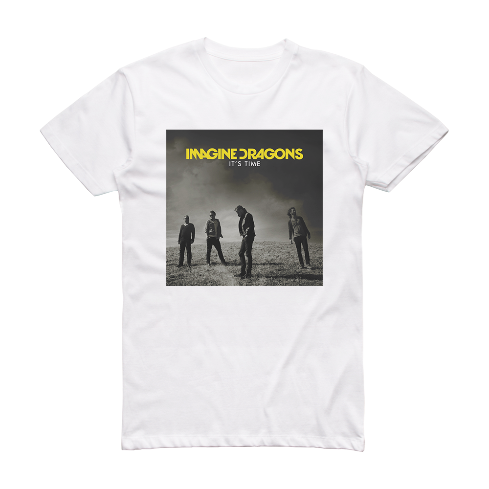 Imagine Dragons Its Time Album Cover T-Shirt White – ALBUM COVER T-SHIRTS