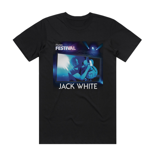 Jack White Itunes Festival London 2012 Album Cover T-Shirt Black