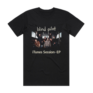 Blind Pilot Itunes Session Album Cover T-Shirt Black