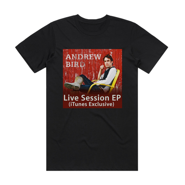 Andrew Bird Itunes Session Ep Album Cover T-Shirt Black