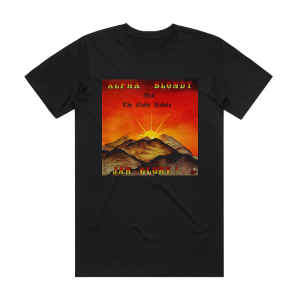 Alpha Blondy Jah Glory Album Cover T-Shirt Black