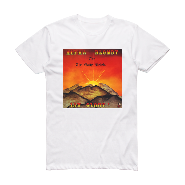 Alpha Blondy Jah Glory Album Cover T-Shirt White