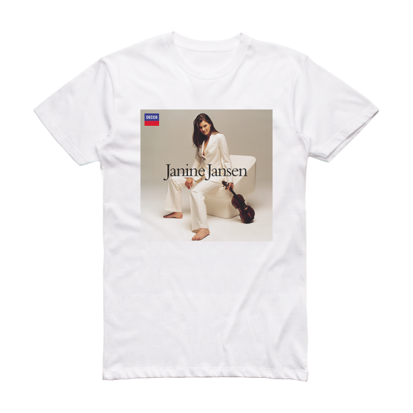 Janine Jansen Janine Jansen Album Cover T-Shirt White