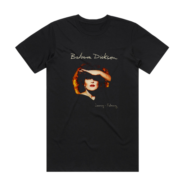 Barbara Dickson January February Album Cover T-Shirt Black