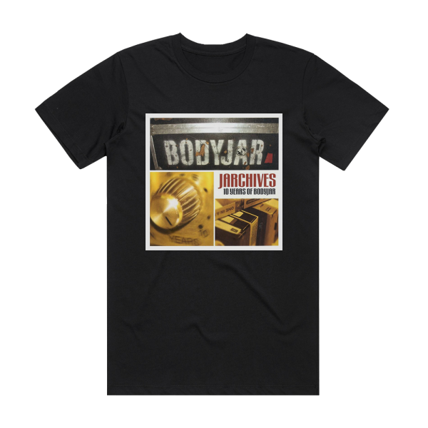 Bodyjar Jarchives 10 Years Of Bodyjar Album Cover T-Shirt Black