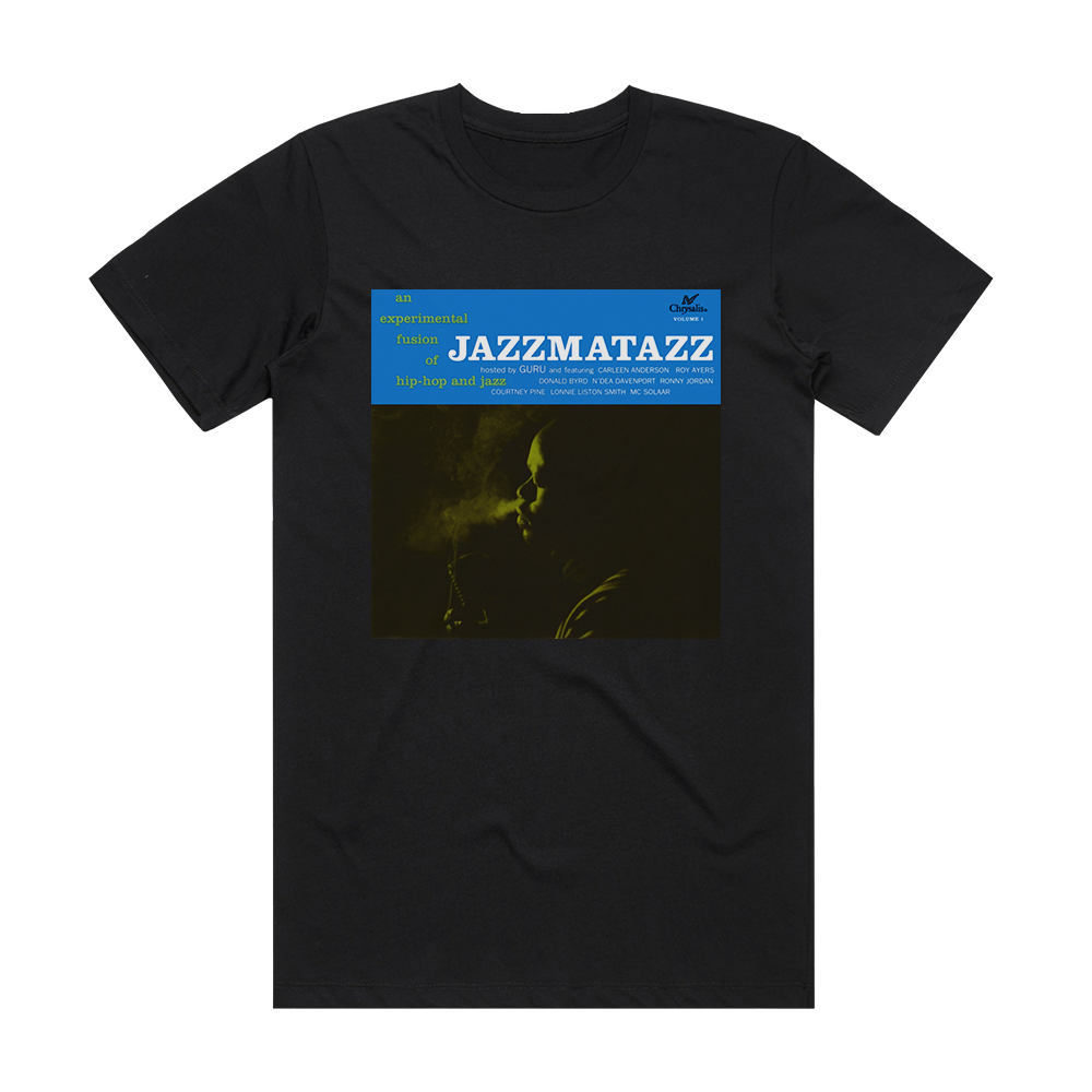 Guru Jazzmatazz Volume 1 Album Cover T-Shirt Black – ALBUM COVER T-SHIRTS